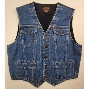 Men's Blue Denim Vest